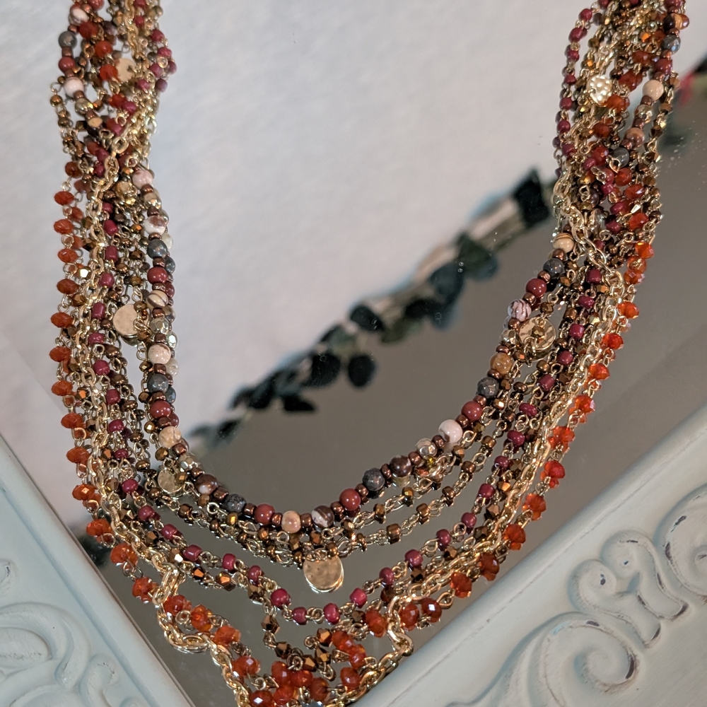 Cato Multicolor Beaded Necklace